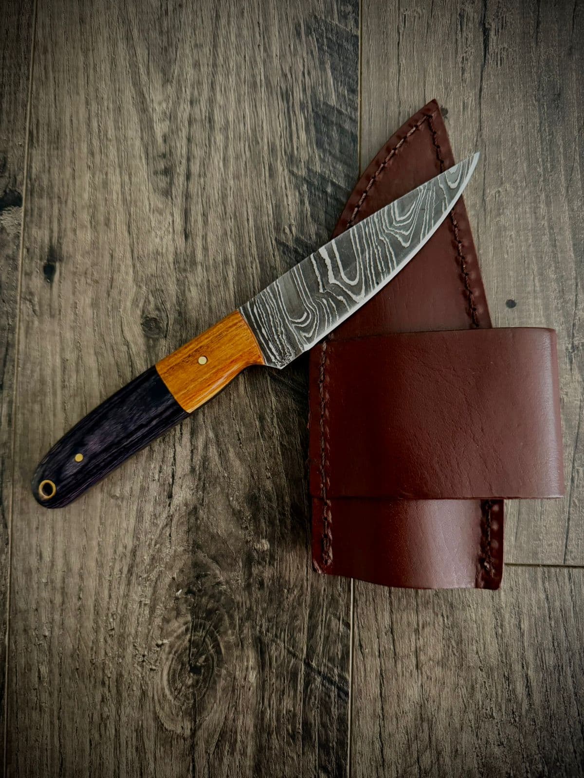 Violet Dusk Damascus Skinner