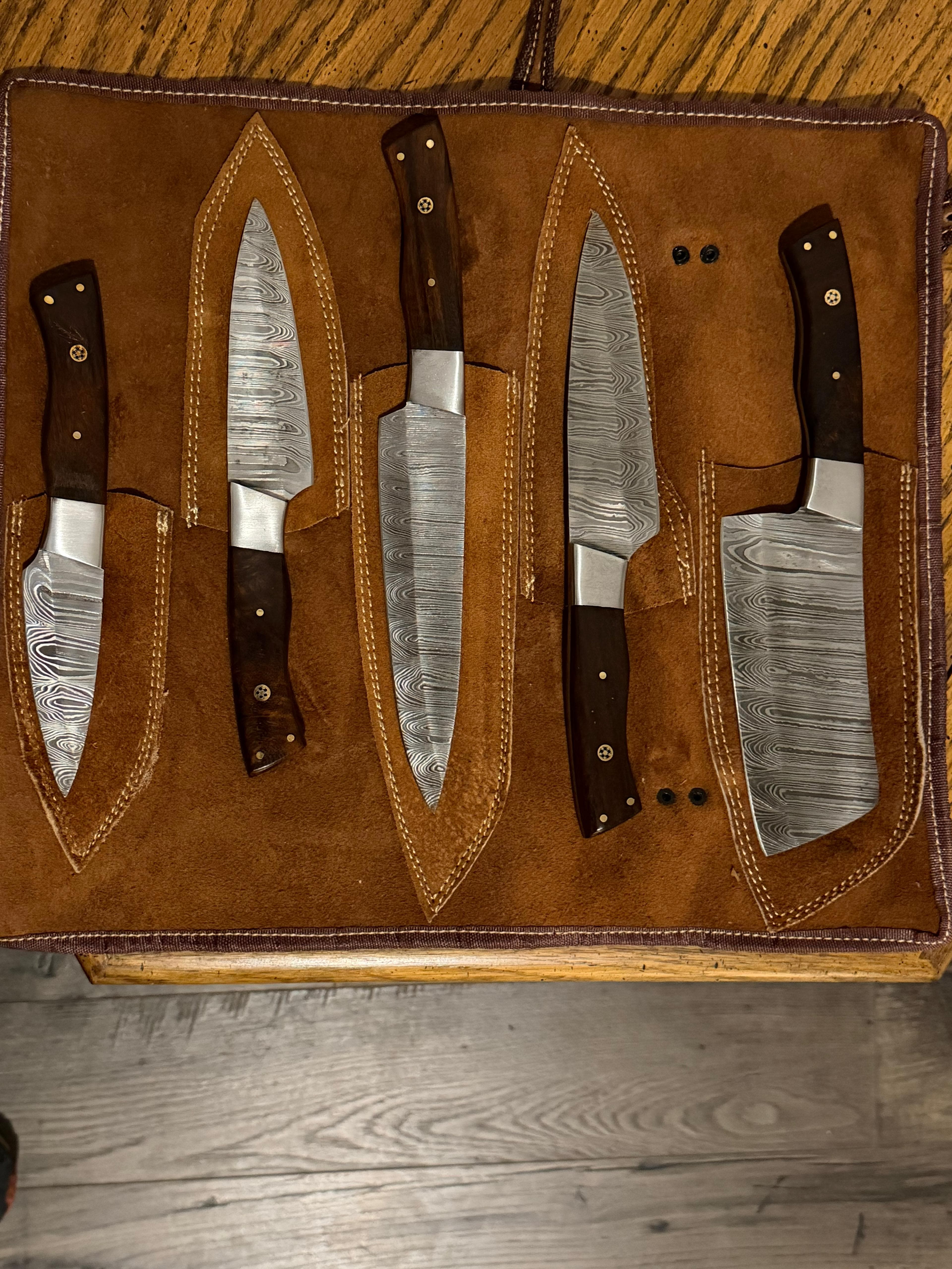 Heritage Damascus Paring Knife – Walnut Classic Handle